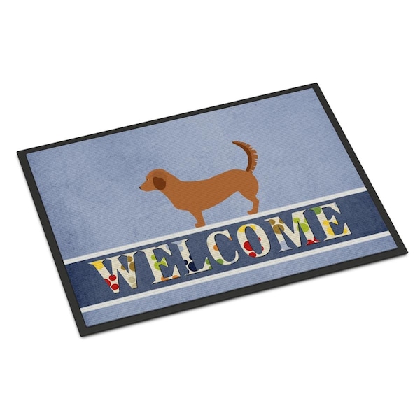Carolines Treasures Alpine Dachsbrake Indoor or Outdoor Mat - 18 x 27 in. BB8270MAT - main